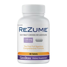 CryoDerm REZUME Tablets Full Spectrum Inflagan Blend Formula (60 Count)