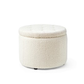 DormCo 2East™ - Storage Comfort Seat Ottoman - White