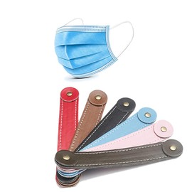 IWOWHERO 5pcs Ear Protective Mask Hook Extension Strap Adjustable Leather Mask Hanging Hook Comfortable Ear for Daily Wear Suitable for Adults and Boys and Girls