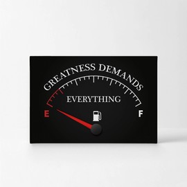 Smile Art Design Greatness Demands Everything Inspiring Quote Motivational Canvas Wall Art Inspirational Wall Art Entrepreneur Quote Print Modern Office Living Room Decor Gift Ready to Hang 11x17