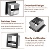 Bottomless Knock Box Espresso, Embedded Coffee Knock Box, Stainless Steel