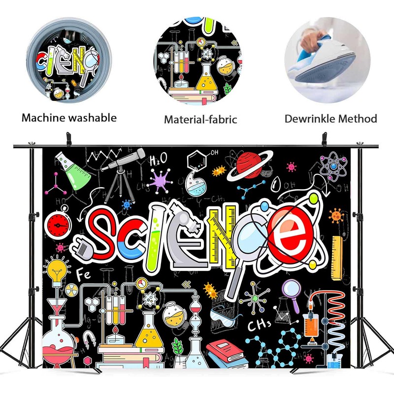 Chemical Science Backdrop Banner Chemistry Lab Photography Background 7x5ft Kids