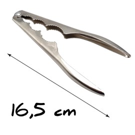 Leddy Living Traditional Metal Non Slip Nutcracker for Nuts, Almonds, Hazelnuts, Seafood, Crustaceans, Nutcrackers, Nutcrackers