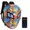 LED Backpack Laptop Bag Motorcycle Riding bag, Hard Shell LED