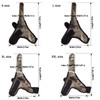 Dr.Fish 2 Pieces Fishing Gloves Casting 2 Finger Index Finger