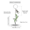 Crystal Rhinestone Green Gecko Keychain Keychain Bling Bag Charm Southwest