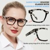 AEZUNI 6.0 Designer Reading Glasses Women Strong Reader 600 for