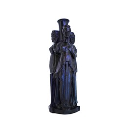 Hecate Statue Handcrafted Resin Greek Goddess Hecate Figure For Hecate Altar Mother of Witches Hekate Triple Moon Goddess (6.0" inch Black)
