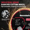 3 Pack Diamond Cutting Wheel 3 Inch with 3/8" Arbor,
