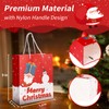 Kidtion Christmas Gift Bags 30 PCS, 7.5"x9"x3.5" Durable Christmas Bags