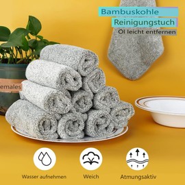 Shiny Dry Cloth, Pack of 10 Fast Dry Drying Towel for the Shower, Car, Drying Tube, Microfibre Cloths, Shiny Bath, Extremely Absorbent Shower Cubicles Cloth for Shower Cubicles, Car and Motorcycle