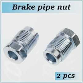 AERZETIX - C74377 - Set of 2 Union Nuts M12x1 with External Thread for Brake Line - Inner Diameter 6.4 mm