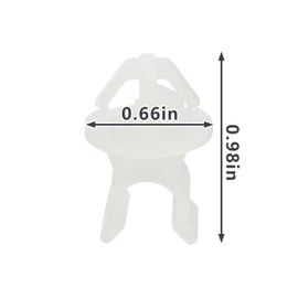 Topkidame 20pcs Support Hood Prop Rod Holder Clip 91503-SS0-003 Compatible with Honda Accord Odyssey Prelude