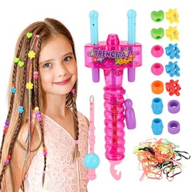 Hair Braiding Machine, DIY Hair Salon Toys - Automatic Hair Braider with Accessories, Kids Hair Styling Tool for Christmas Birthday Gift