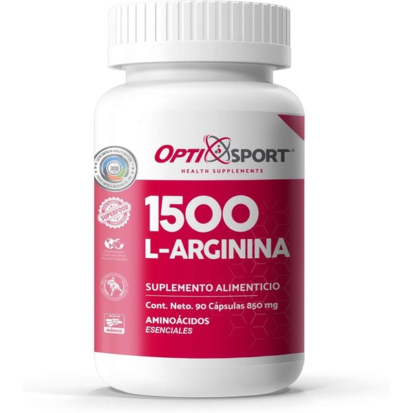 L-Arginina 1500 con 90 caps.