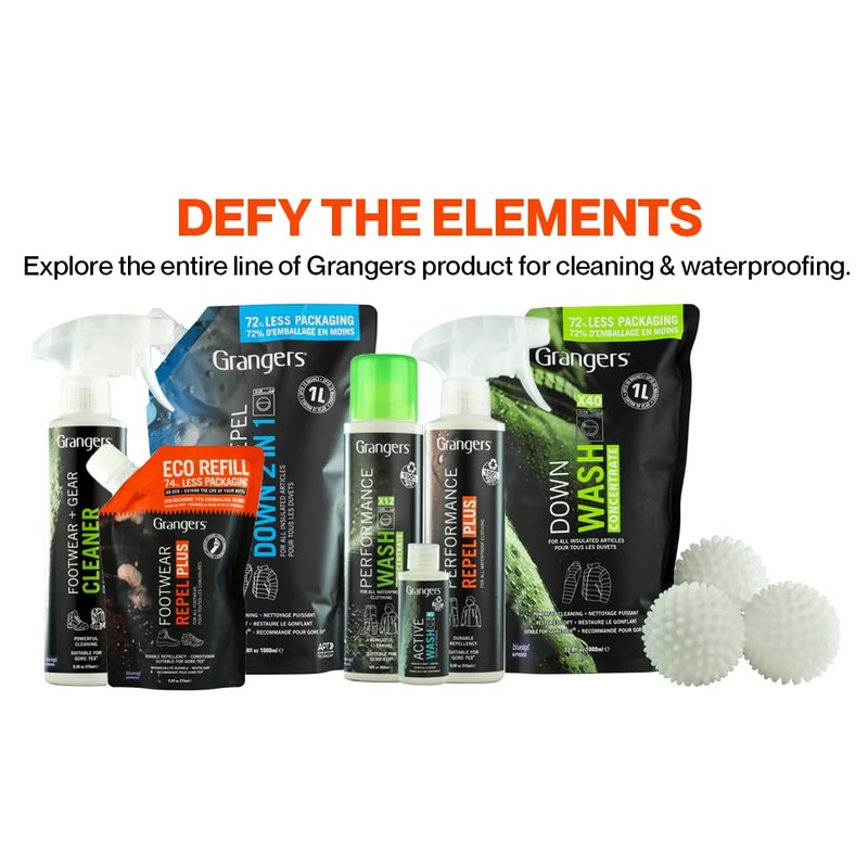 Grangers Performance Wash (10 oz Concentrate) Bottle and Performance Repel