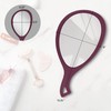 Zadro Large Hand Mirror with Handle Salon Mirrors for Hair