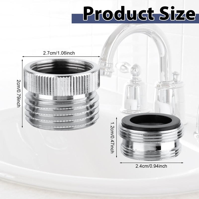 Faucet Adapter With Aerator, Sink Faucet To Garden Hose Adapter,