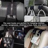 Gyinere Headrest Hooks for Car,2 Pack Car Seat Back Organizer