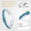Muse Art Design Round Eternity Band Ring (Channel Set) with