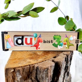 Generisch Geschenk Junge 3 Jahre - Schokoriegel Geschenkbox inkl. Duplo Dino - Geschenk 3 Jahre Junge & Mädchen, Junge 3 Jahre Geschenkideen, Geschenk für 3 Jährigen Jungen, 3 Jahre Junge, Geburtstag 3 Jahre