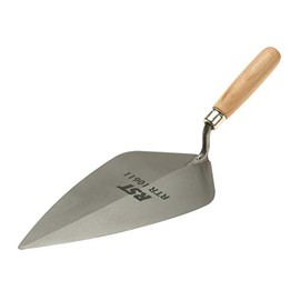 R.S.T. 106 London Pattern Brick Trowels Wooden Handle - 10in Wooden Handle
