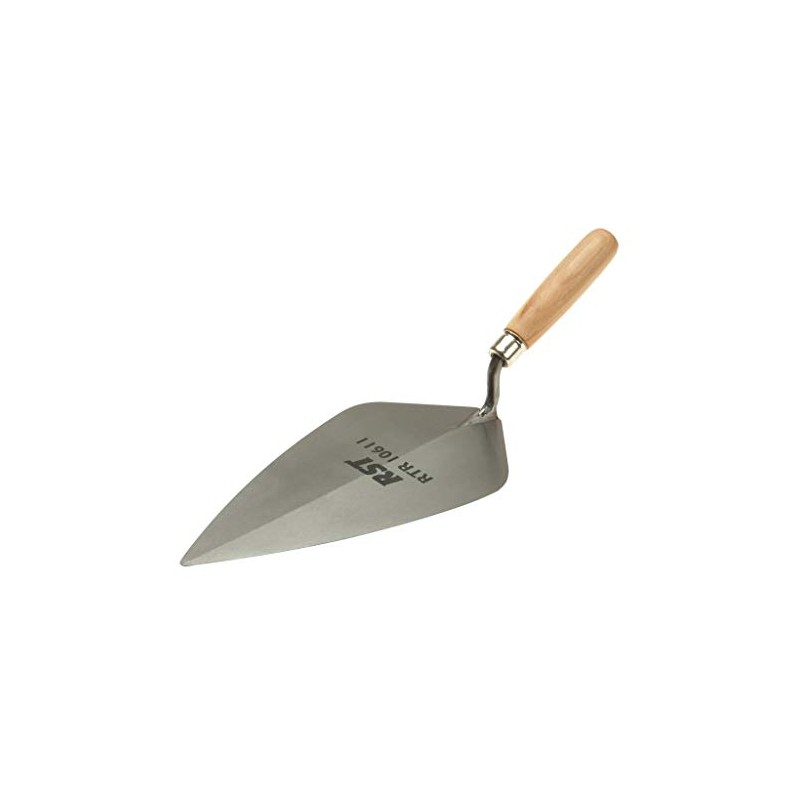 R.S.T. 106 London Pattern Brick Trowels Wooden Handle - 10in