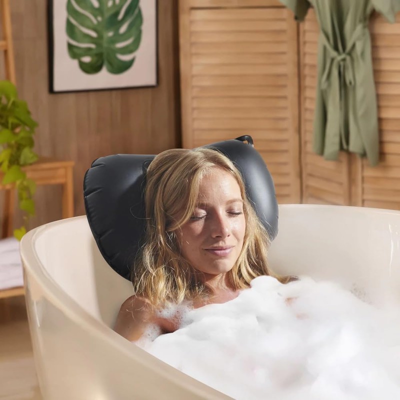 EURI Bath Pillow | Bath Pillow with Suction Cups |