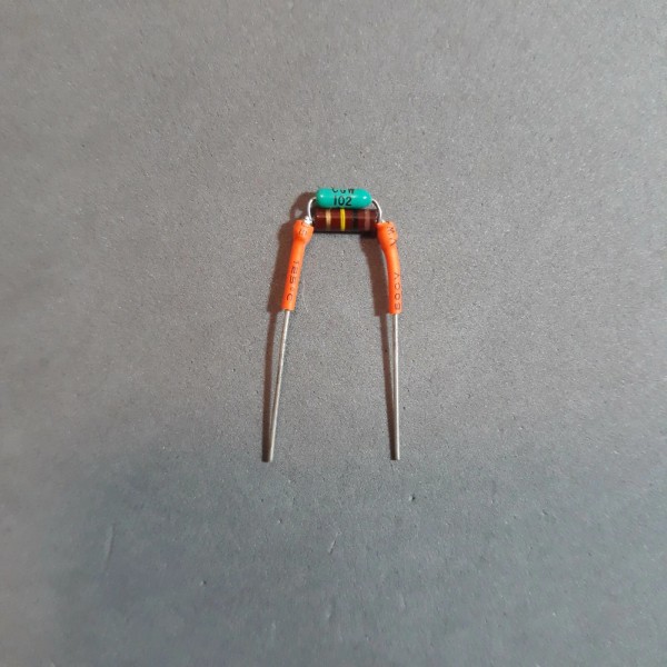 Bear59Guitars TREBLE BLEED "DUNCAN" Spec SPIKE 1nF Corning Glass cap,