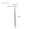 METALLIXITY 5pcs M8x150mm Hex Lag Screws 304 Stainless Steel Self