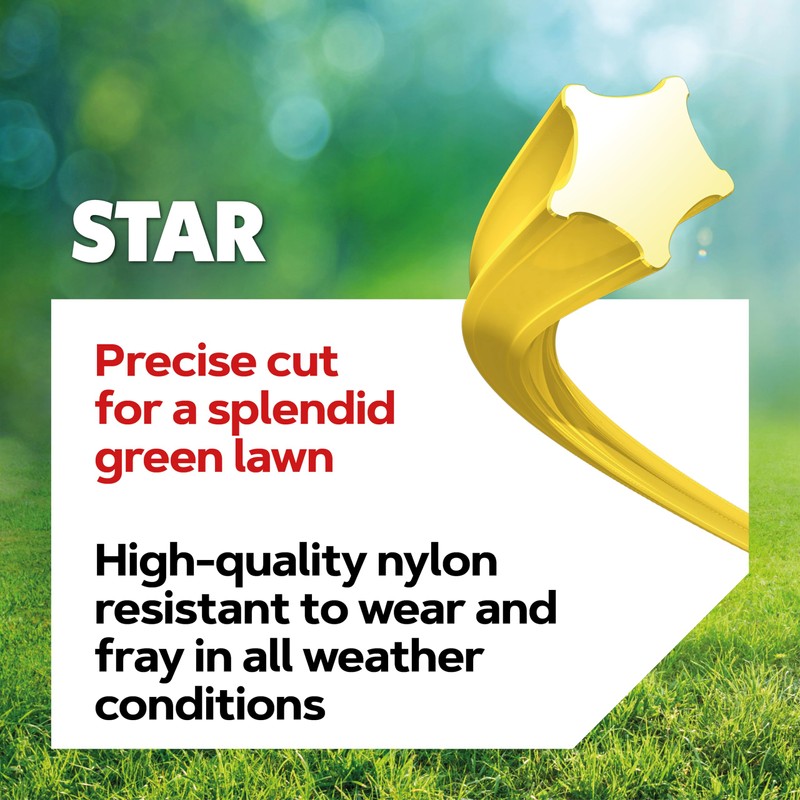 Oregon Yellow Star Strimmer Line for Brushcutters and Strimmers with