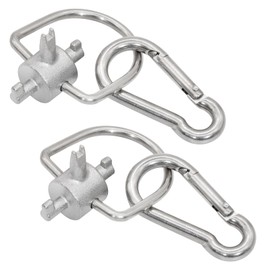 MOFIT 2 Pack HVAC Tools Key, Versatile Tool Designed Compatible Locking Key Compatible with 410A and R22 Refrigerant HVAC Locking Cap Key (3 Bits)