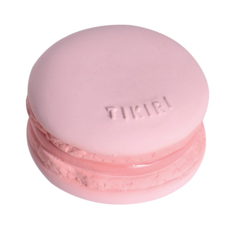 Tikiri 8596706 Natural Rubber Rattle in Gift Box, Macaron, Baby