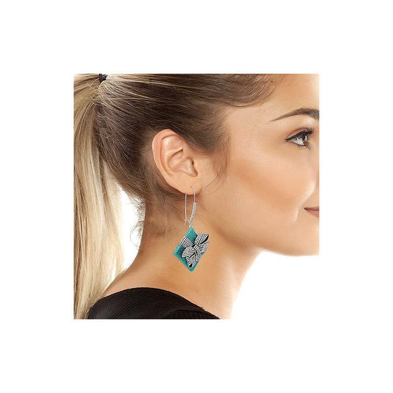 Betsey Johnson Womens Present Dangle Earrings