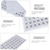 DOITOOL 2 Sheets Educational Numbers Poster Preschool Learning Wall Charts