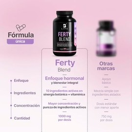 B Life Ferty Blend con Myo Inositol y Shatavari Fertilidad 180 cápsulas