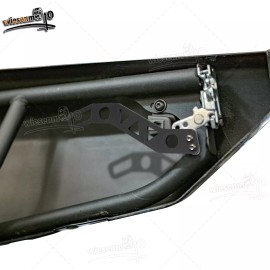 WSAYS 4pcs Steel Door Latches Handles Fit Can-Am Maverick X3 X DS RS Turbo R Max 4Door