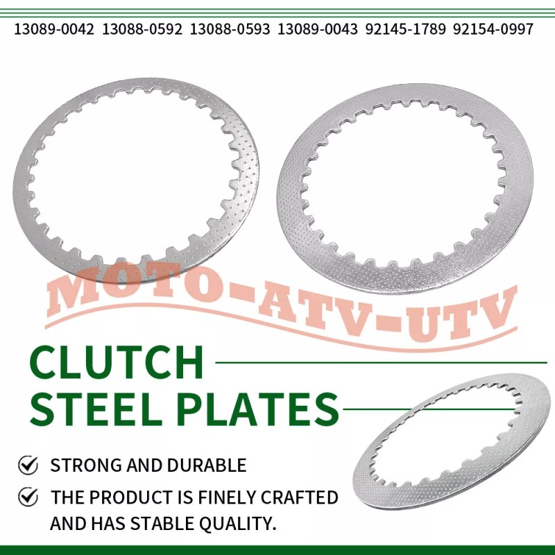 JINFANNIBI Clutch Friction Disc Plates Kit For Kawasaki Ninja 400