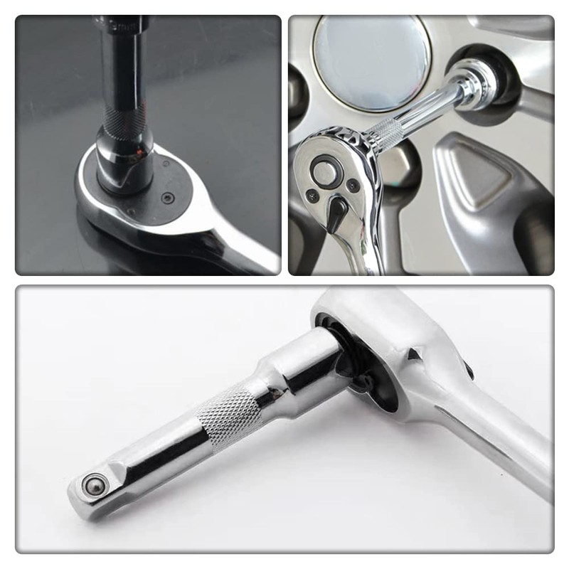 NA 4 Pcs Drive Wobble Extension Bars Socket Ratchet Extension