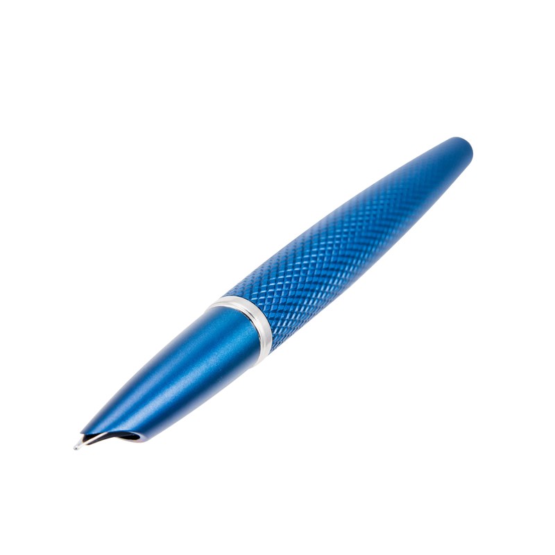 DIPLOMAT - Viper - Rollerball Pen Blue Guilloche - Aluminium