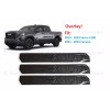 GMC Overlay 3PC Gloss Black Door Rear Elevation Emblem 2019+