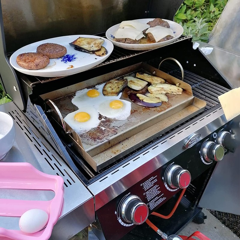 Onlyfire Universal Stainless Steel Griddle for Most BBQ Grills with