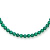 Plain Simple Western Jewelry Dark Forrest Green Imitation Malachite Round