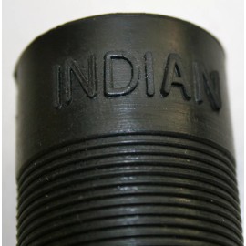 New Reproduction 1 inch Black Indian Grips Raised Lettering INDIAN Chief Scout 4 Cylinder NEW 103