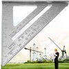 IKAAR Carpentry Square Carpenter Triangle Ruler Metal Ruler Speed Square