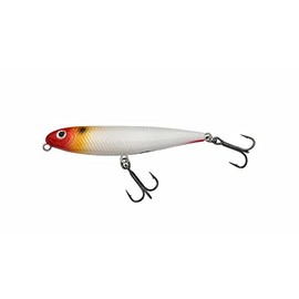 Berkley Pulse Slurp Fishing Lure Floating Topwater Lure Surface Hard Bait for Bass Bass Bait Fish Imitation Saltwater Freshwater Predator Fishing 6.5cm Red Head