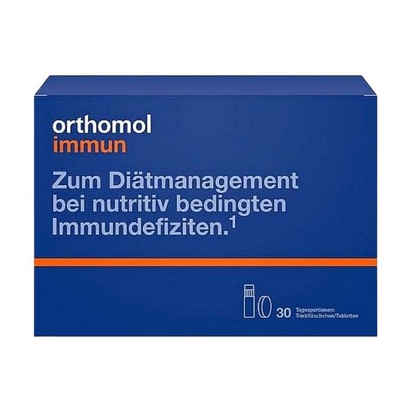 [Orthomol] Immune Multi Vitamin 20ml + 919mg x 30 pieces, 1 box SJ / [오쏘몰] 이뮨 멀티 비타민 20ml + 919mg x 30개입 1박스 SJ