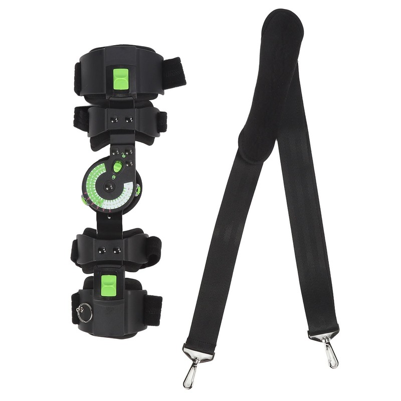 Adjustable Hinged Elbow Brace with Strap Sling Rehabilitation Support Corrective