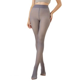 velado Thin Leggings for Women High Waist Tights Fake Transparent Winter Warm Pantyhose Pants for Yoga Workout Casual Stocking (90g-No Fleece)