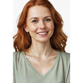 Sofia Milani - Women's Necklace 925 Silver with Zirconia Stones - Zirconia Pendant, Gold, Cubic Zirconia